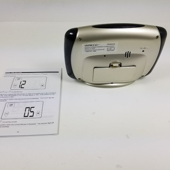 Ultronic touch screen alarm clock - Picture 4 of 6